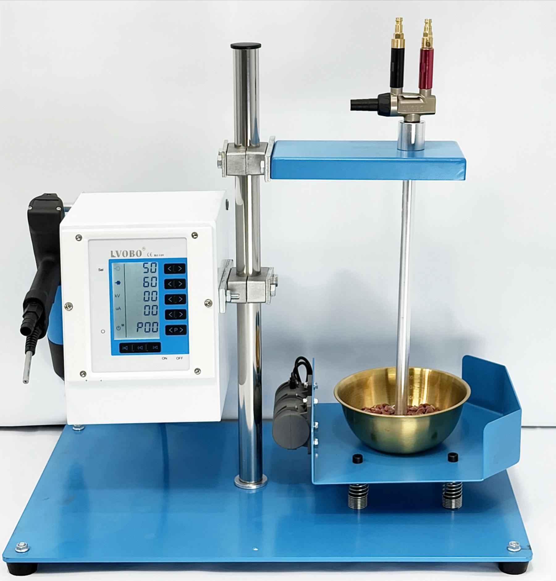 Powder electrostatic spray gun
