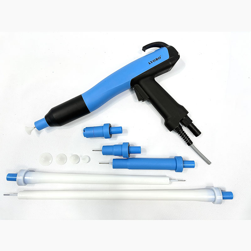 vibrating type powder supply bucket spray gun